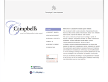 Tablet Screenshot of campbellsproperty.co.uk